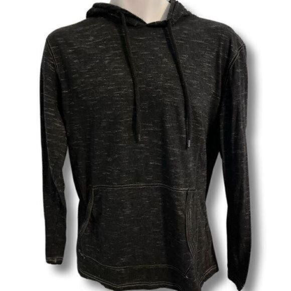 Lightweight Hoodie Shirt. Charcoal Gray. Fits like Medium. Company 81 - Picture 1 of 5